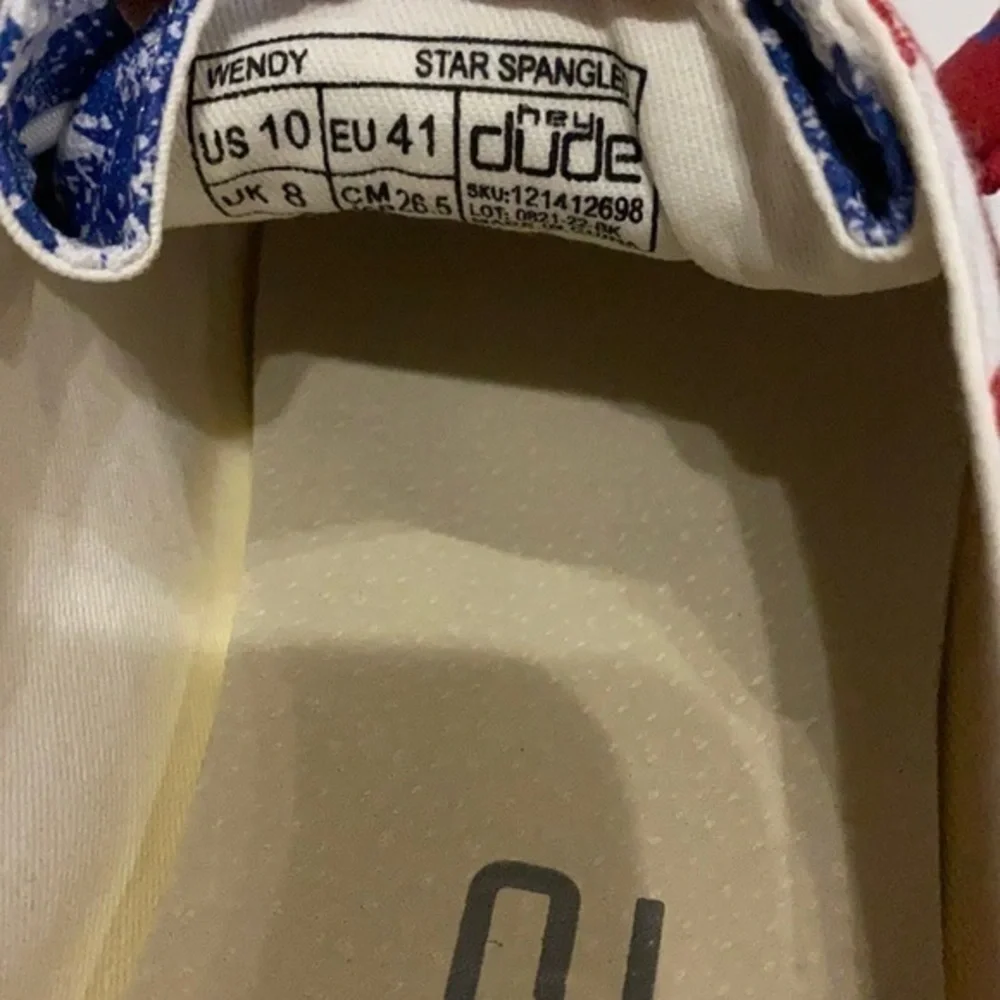 Hey Dudes Wendy Star Spangled Women’s Size 10‎